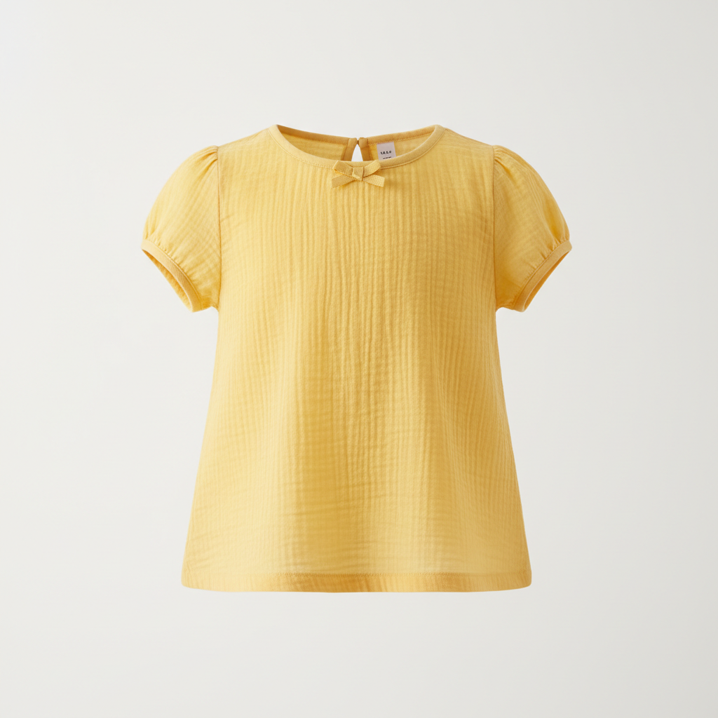 Girls' Buttercup Yellow Top — Yellow