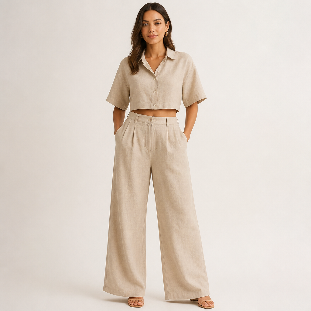 Women's Beige Co-Ord Set — Beige